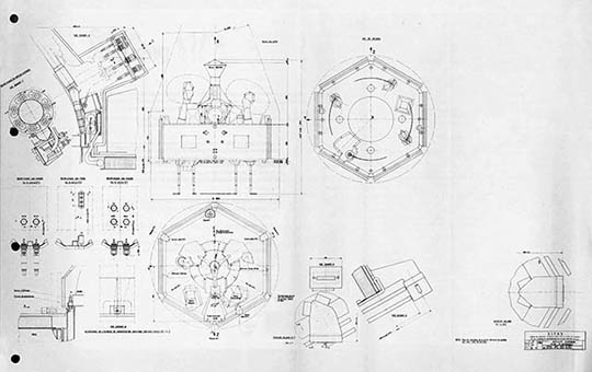 Plan du satellite Symphonie, 1972