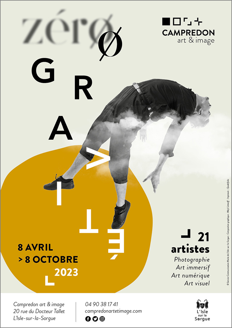 Affiche exposition (Zéro) Gravité