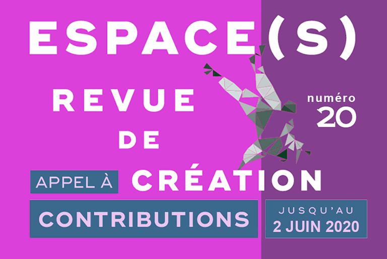 Visuel appel à contributions Espace(s) 20